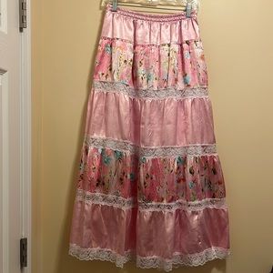 Women long skirt fairycore cottagecore